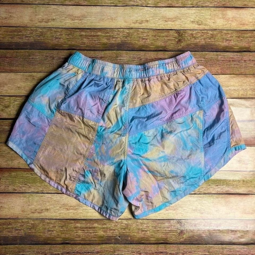 fp movement by free people multi color blocking design shorts womens size small - Picture 2 of 8